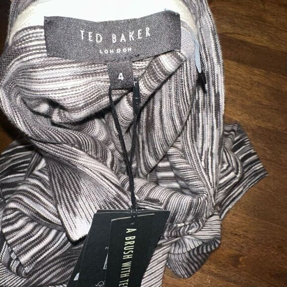 NWT Ted Baker Pentle Striped Knitted Polo - Picture 4 of 5
